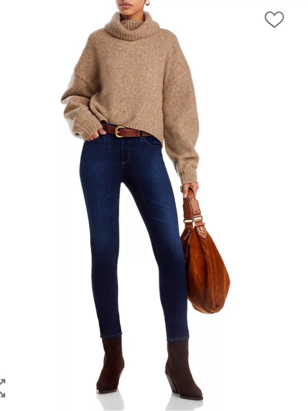 AG Adriano Goldschmied Prima Cigarette Ankle Skinny Jeans in Concord Blue